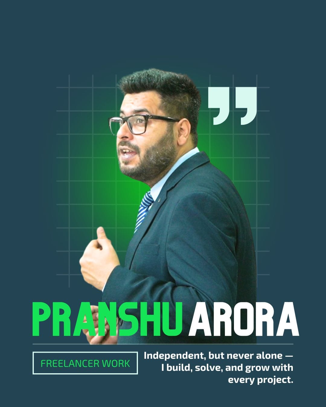 Pranshu Arora – Personal Branding Strategist | Digital Virasat Creator